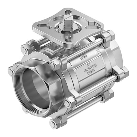 Festo Ball Valve VZBE-3-WA-63-T-2-F0710-V15V15 VZBE-3-WA-63-T-2-F0710-V15V15